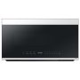 Samsung - OPEN BOX Bespoke 2.1 Cu. Ft. Over-the-Range Microwave with Sensor Cooking and Auto Dimming Glass Touch Controls - White Glass - Image 1