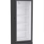 Premium Levella - 11.6 cu. ft. 1-Door Commercial Merchandiser Upright Freezer Glass Door - Black - Image 1