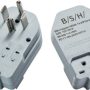 Bosch - 240-Volt NEMA 14-30P to 6-15R 4-Prong Dryer Power Cord Plug Adaptor - Multi - Image 1