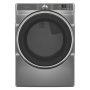 Whirlpool - 7.4 Cu. Ft. Stackable Smart Electric Dryer with Steam and Wrinkle Shield Option - Silver - Image 1