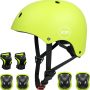 XJD Kids Bike Helmet,Multi-Sport Protective Gear Set for 3-5-8-14 Years Boys Girls with Knee and Elbow Pads Wrist Guards fit Roller Skates,Cycling,Skateboarding,Skating Scooter - Image 1
