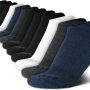 AND1 Men's No Show Socks - 12 Pack Performance Stretch Athletic Compression Socks for Men - Sports Low Cut Socks (6-12.5) - Image 1