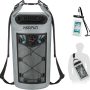 Piscifun Dry Bag, Waterproof Floating Backpack 5L/10L/20L/30L/40L with Waterproof Phone Case for Boating, Kayaking, Fishing - Image 1