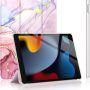 Soke Case for iPad 9th Generation 2021/ iPad 8th Generation 2020/ iPad 7th Gen 2019, [Slim Trifold Stand + Auto Wake/Sleep], Premium Protective Hard PC Back Cover for iPad 10.2 Inch (Wine Red) - Image 1