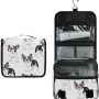 Hanging Travel Toiletry Bag Vintage Leopard Print Large Capacity Makeup Cosmetic Bag Portable Toiletry Kit Organizer - Image 1