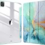 Fintie Hybrid Case for iPad Pro 11-inch (3rd Generation) 2021 - [Built-in Pencil Holder] Shockproof Cover Clear Transparent Back Shell, Also Fit iPad Pro 11" 2nd Gen 2020 / 1st Gen 2018, Lilac Purple - Image 1