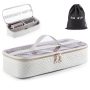Hair Tools Travel Case with Black Hair Dryer Bag, Hair Tools Travel Carrying Case for Shark FlexStyle/SmoothStyle - Hair Air Wrap Dryer Case Flat Curling Iron Travel Organizer - Image 1