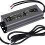 LED Driver,LED Power Supply with IP67 Waterproof Rating,LED Transformer,Low Voltage Transformers,120VAC to 12V DC Converter Constant Voltage LED Switching Power Supply 150W with 3-Prong Plug 4.5feet - Image 1