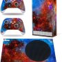 Full Body Vinyl Skin Stickers Cover for Series S Console and Controllers - Blood Skull - Image 1