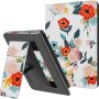 Ayotu Case for Kindle 10th Gen 2019 Released - with Auto Wake/Sleep, Lightweight Leather Hands-Free Stand Cover with Hand Strap (Not Fit Kindle Paperwhite or Kindle 2022), Yellow Flowers - Image 1