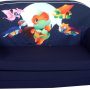 DELSIT Toddler Couch & Kids Sofa - European Made Children's 2 in 1 Flip Open Foam Double Sofa - Kids Folding Sofa, Toddler Sofa Bed - Comfy fold Out Lounge (Cosmos) - Image 1