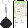 Bluetooth Tracker and Item Locator: Key Finder, Smart tag Item Finder Works with Apple Find My(only iOS Compatible),1 Year Replaceable Battery, Smart Tracker for Keys Bags Wallets Pet (White-3pack) - Image 1