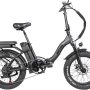 R RATTAN 750W 500W 20Inch Folding Electric Bike I-PAS 7 Speed 48V 13AH Removable Lithium Battery 4.0/3.0 All-Terrain Fat Tire 4.3" LCD Display Beach Commute Bicycle Couple Models E-Bike - Image 1
