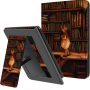 Ayotu Case for Kindle 10th Gen 2019 Released - with Auto Wake/Sleep, Lightweight Leather Hands-Free Stand Cover with Hand Strap (Not Fit Kindle Paperwhite or Kindle 2022), Yellow Flowers - Image 1