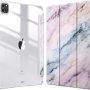 Fintie Hybrid Case for iPad Pro 11-inch (3rd Generation) 2021 - [Built-in Pencil Holder] Shockproof Cover Clear Transparent Back Shell, Also Fit iPad Pro 11" 2nd Gen 2020 / 1st Gen 2018, Lilac Purple - Image 1