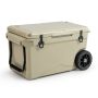 75 Quart Portable Cooler Rotomolded Ice Chest with Handles and Wheels - Image 1