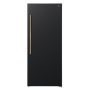 Forno Appliances - Maderno 13.6 Cu. Ft. Right Swing Upright Convertible Freezer with Antique Brass Handles - Black - Image 1
