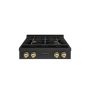 ZLINE - 30 in. Wide 4 Burner AutographParamount Rangetop with Bronze Accents (SRTBZ-30-CB) - Black Stainless Steel - Image 1