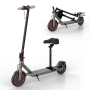 PORORO Electric Scooter with Seat, 8.5" Folding Commuter E-Scooter for Adults, 350W Motor, 16MPH & 10-15Mile Range - Image 1