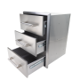Coyote Outdoor Living - 18" Three Drawer Cabinet - Stainless Steel - Image 1