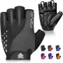 Bike Gloves Cycling Gloves Biking Gloves for Men Women with Anti-Slip Shock-Absorbing Pad,Light Weight,Nice Fit,Half Finger Bicycle Gloves - Image 1