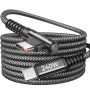 AINOPE 240W USB C to USB C Cable Right Angle [10FT] C to C Cable Fast Charging,USBC to USBC Charger Cord Type C Fits iPhone 16 15 Pro Max Plus,MacBook,iPad Pro,Samsung Galaxy S25,Pixel,All Devices - Image 1