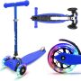Fun Pro One Scooter for Kids Ages 3-5, 3 Wheel Toddler Scooters for Kids 2-5 Years Old, Premium Quality Kids Scooter with Non-Electric Light Up LED Wheels, Foldable & Adjustable, Anti-Slip Deck - Image 1