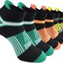 BIOAUM Cushioned Men's Ankle Socks, 6 Pairs Cotton Athletic Sport Breathable Low Cut Socks for Running Size 8-9.5/10-13/12-14 - Image 1