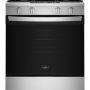 Whirlpool - 30 in. Wide 4 burners 5.0 cu. ft. Freestanding Slide-In Gas Range with No Preheat and Slow Cook Modes - Stainless Steel - Image 1