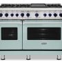 Viking - 48"W./24"D. Dual Fuel Sealed Burner Range-6 Burners/Griddle - Splash - Image 1