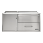 Coyote Outdoor Living - 42" Access Door With Storage & Warming Drawer Combo - Stainless Steel - Image 1