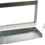 27" Built-In Trim Kit for Select GE Microwaves - Stainless Steel - Image 1