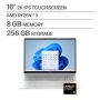 HP - OmniBook 3 16" 2K Touchscreen Laptop - AMD Ryzen 5 40 (2025) - 8GB Memory - 256GB SSD - Glacier Silver - Image 1