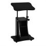 Sit-to-Stand Laptop Desk Cart Height Adjustable with Storage - Image 1