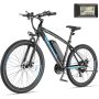 ANCHEER 500W Electric Bike for Adults 27.5" Electric Mountain Bike 3 Hours Fast Charge, Ebike for Adults with 48V 10.4Ah Removable Battery, Electric Bicycles LCD Display UL2849 - Image 1