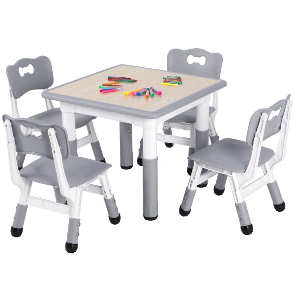 Arlopu-Kids-5-Piece-Height-Adjustable-Activity-Table-and-Chairs-Set-Grey_965bc797-13d0-4c42-a041-bd2b7b4eb74e.ca6b74a1c79175a2f7e01ccdcc99ed2e.jpg