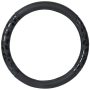 Auto Drive Black Leopard Faux Leather Steering Wheel Cover, Universal Fit for Sedans, SUVs, Set of 1 - Image 1