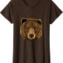 Bear Head Cute Bear Lover Women Men T-Shirt - Image 1
