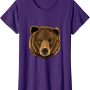 Bear Head Cute Bear Lover Women Men T-Shirt - Image 1