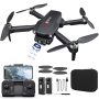 BEEPRINCESS H16 Drone with Camera for Adults 4K, Foldable Drone for Beginners with Brushless Motor, Optical Flow Positioning, with 2 Batteries and Carrying Case - Image 1