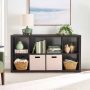 Better Homes & Gardens 8 Cube Storage Organizer, Tobacco Oak - Image 1
