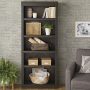 Better Homes & Gardens Glendale 5-Shelf Bookcase, Dark Oak - Image 1