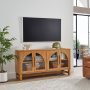 Better Homes & Gardens Juliet Arc TV Stand for TVs up to 65",  Light Honey Finish - Image 1