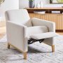 Better Homes & Gardens Reading Push Back Recliner, Cream - Image 1