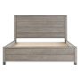 Camaflexi Baja Platform Bed, Solid Pine Wooden Bed Frame, Twin, Walnut 100% Solid Wood - Image 1