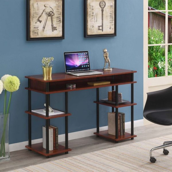 Convenience-Concepts-Designs2Go-No-Tools-Student-Desk-with-Shelves-Cherry-Black-All-Ages-30-Height_bea9307d-9e15-4510-bbf5-c7fc680ae9c6.8596ab7094f9579afe79409e4b094446.jpg