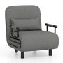 3-in-1 Convertible Sofa Bed with 5-Position Adjustable Backrest and Lumbar Pillow - Image 1