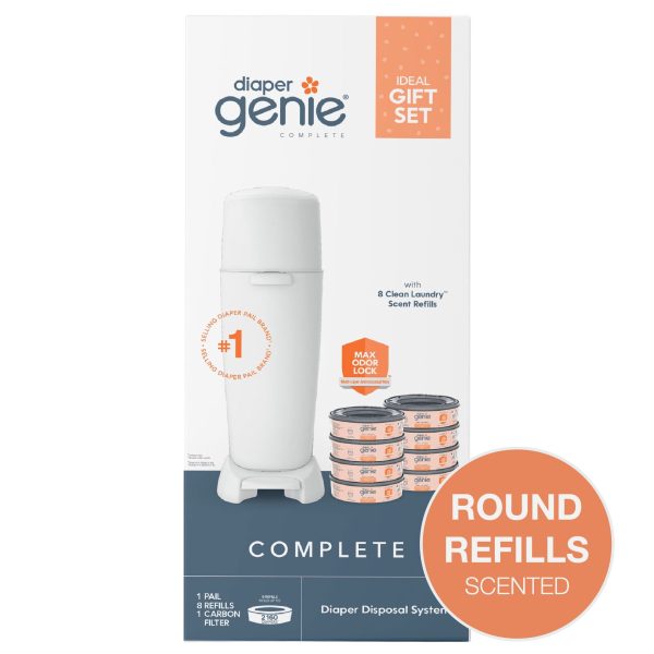 Diaper-Genie-Complete-Gift-Set-White-1-Diaper-Pail-8-Clean-Laundry-Scent-Round-Refills-2160-Ct_9f8751eb-502e-4790-a218-356bcecbb6cc.fe9de75134e114242ddceb54f4977563.jpg