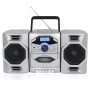 Emerson EPB-4000 Portable CD & Cassette Stereo Boombox with AM/FM Radio, Black - Image 1