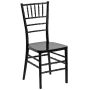 Flash Furniture Hercules Premium Series Adult Size Resin Stacking Chiavari Chair, Mahogany - Image 1